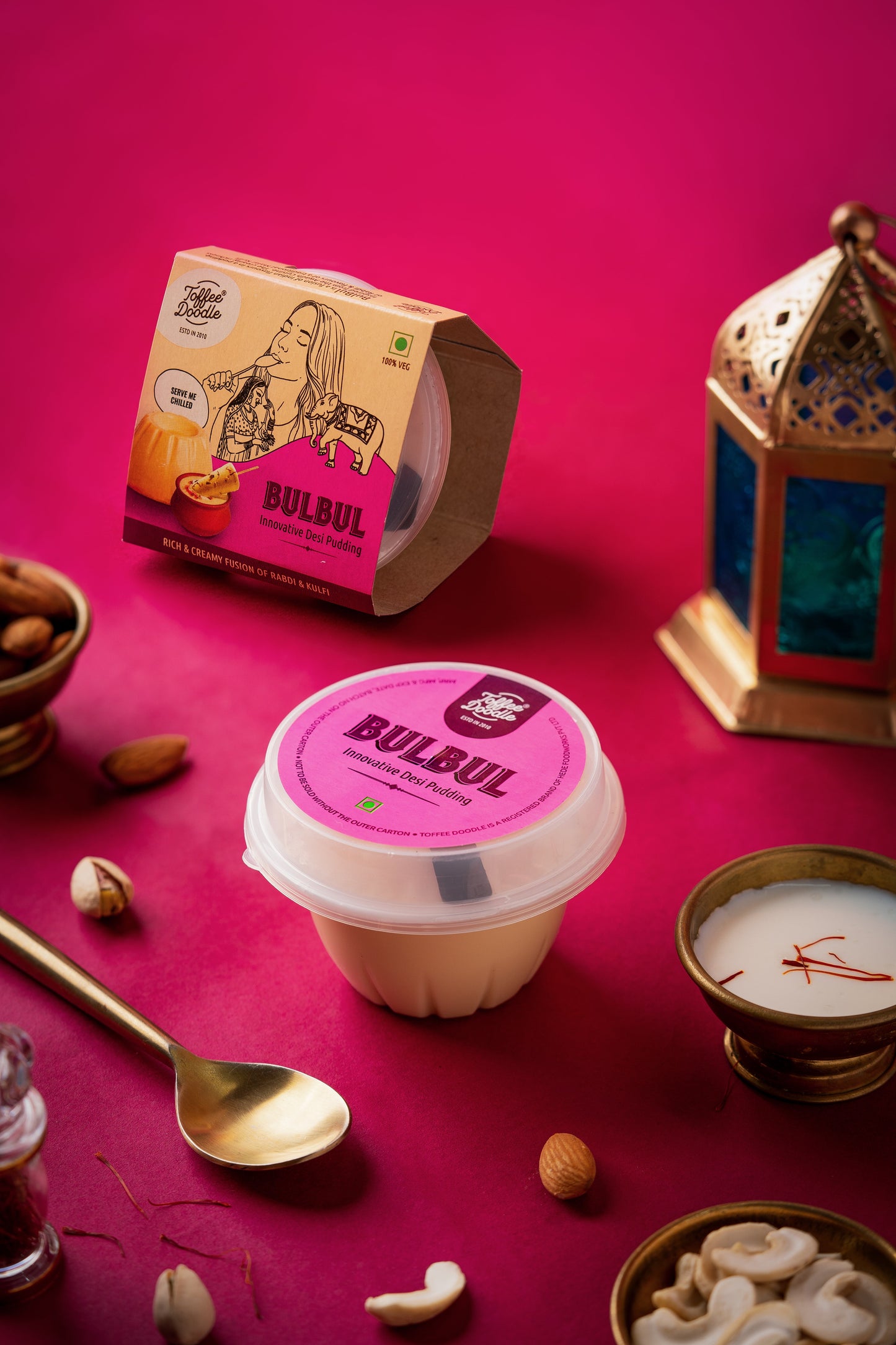 Mix Pudding Box of 4 pudding (Creme Caramel, Brigadeiro, Bulbul & Silky Mocha)