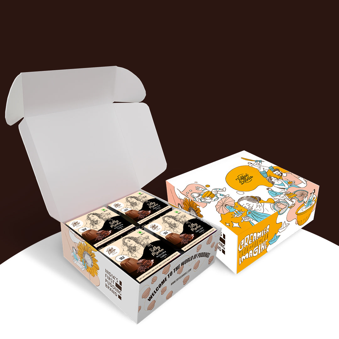 Toffee Doodle Box of 8 puddings