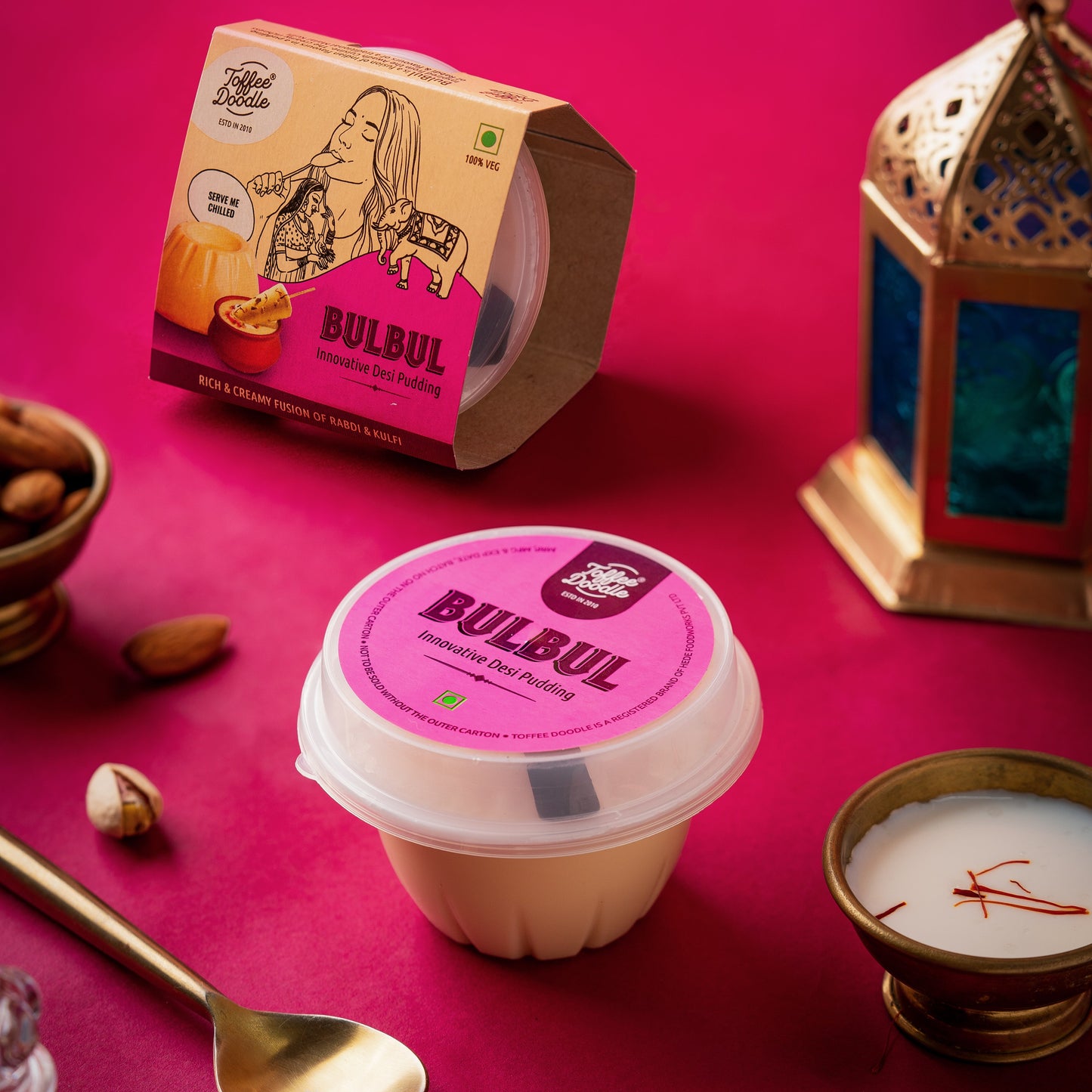 Toffee Doodle Bulbul Kulfi Pudding - Best Pudding