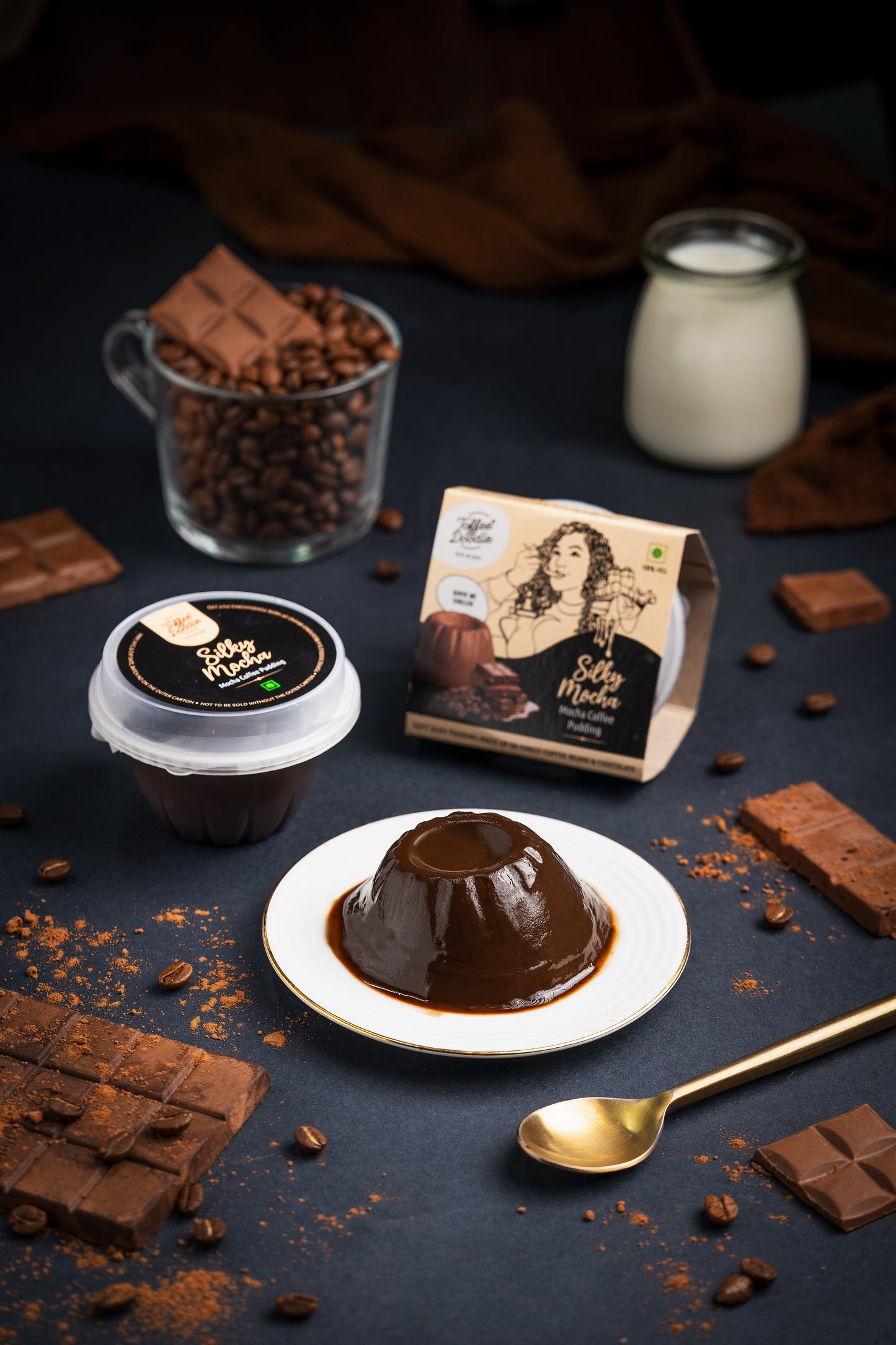 Toffee Doodle Silky Mocha Coffee Pudding