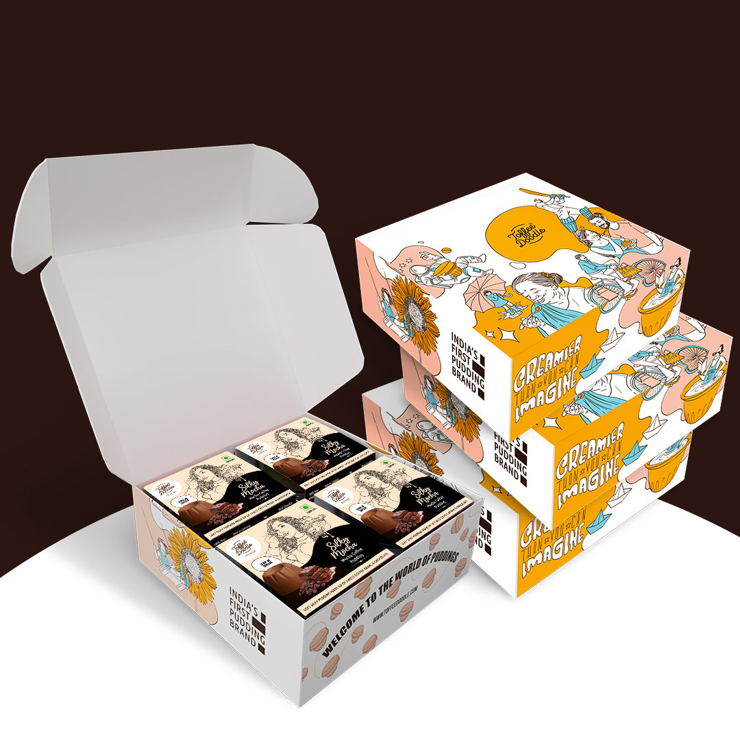 Toffee Doodle Box of 16 puddings