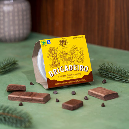 Toffee Doodle brigadeiro chocolate pudding box