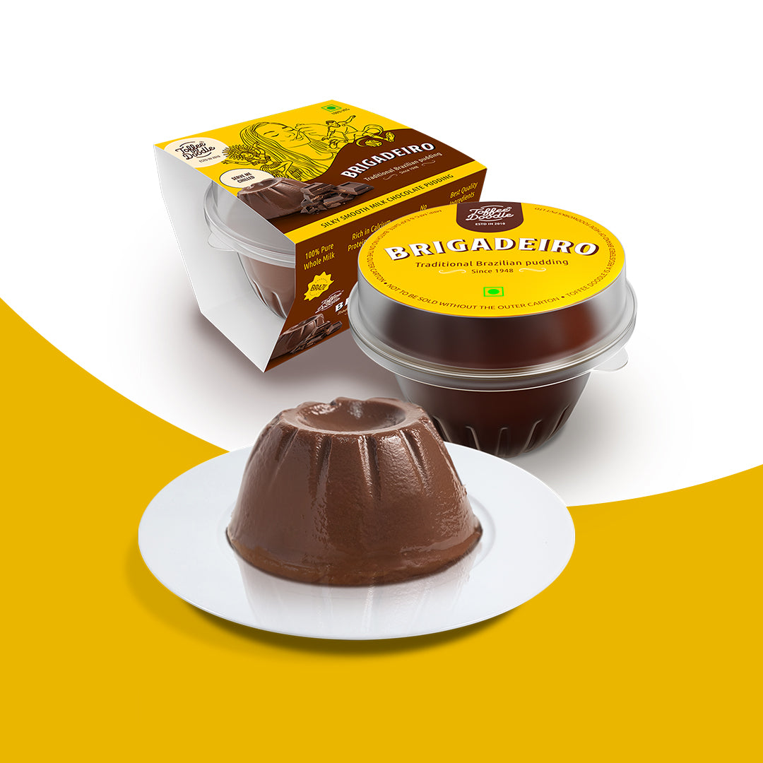 Toffee Doodle brigadeiro chocolate puddings