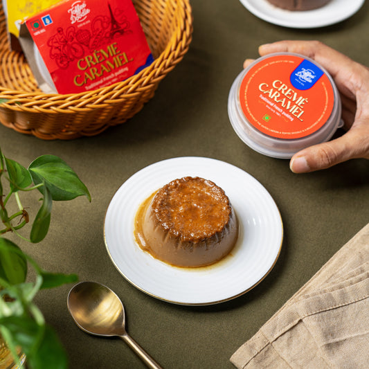 toffee doodle creme caramel pudding