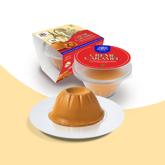 toffee doodle creme caramel pudding