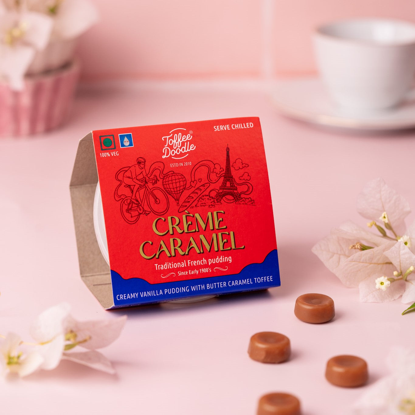 toffee doodle creme caramel pudding pack