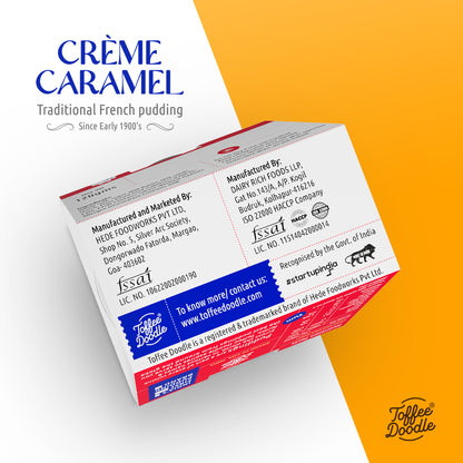 toffee doodle creme caramel pudding manufacturing information
